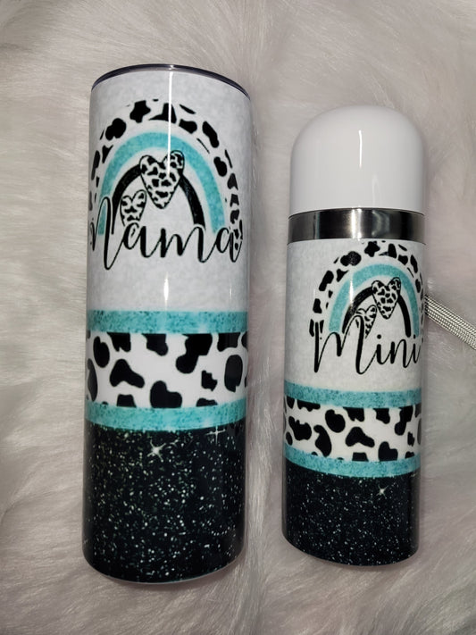 Mama & Mini Tumbler Set (Cow)