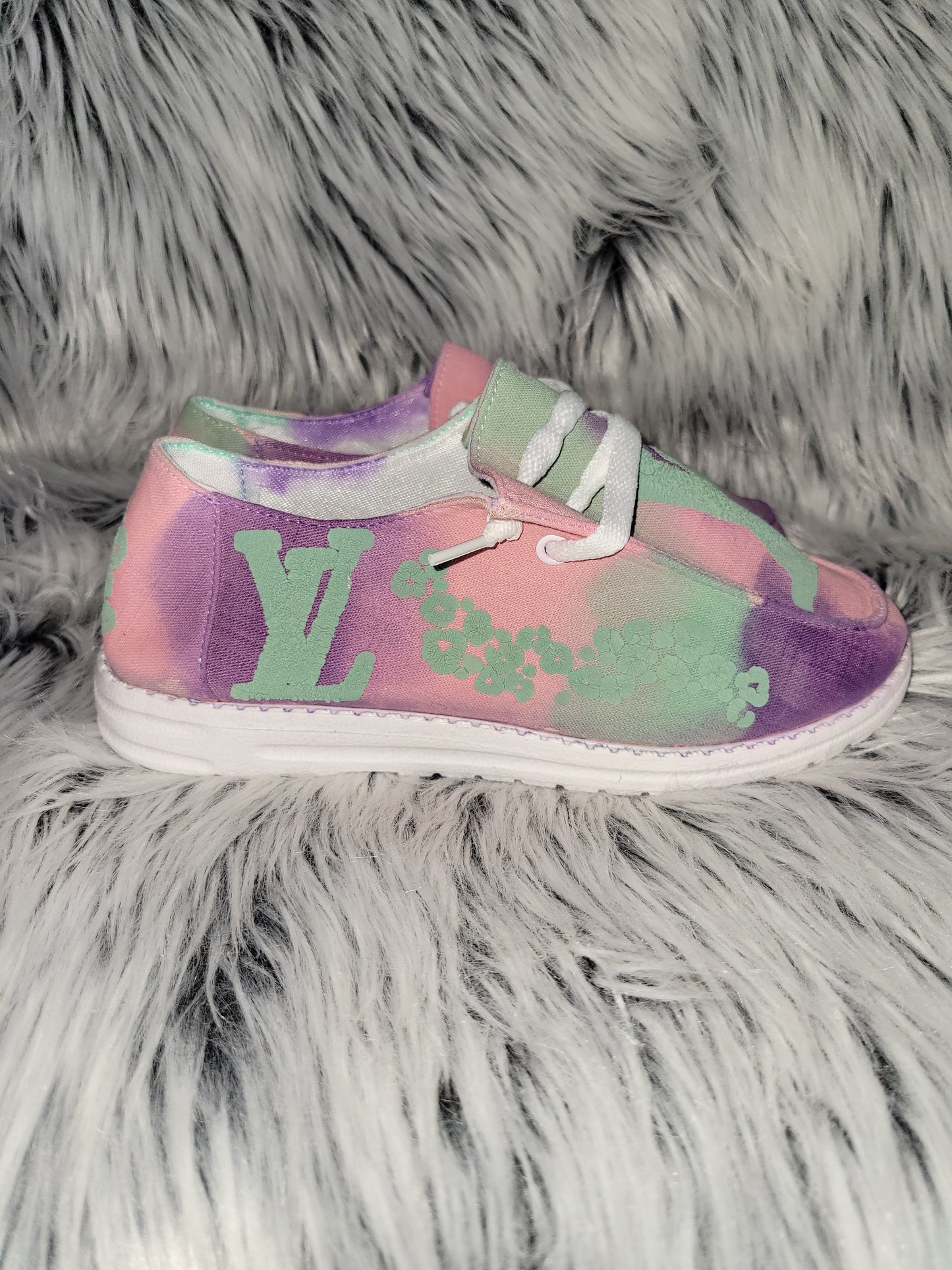 Shoes (Pink, Purple, Green) women's size 6