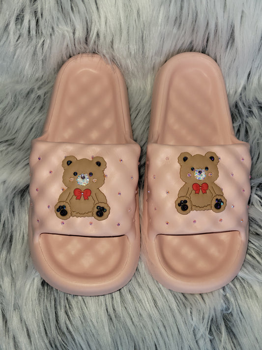 Bling Slides (Light Pink) women's size 6