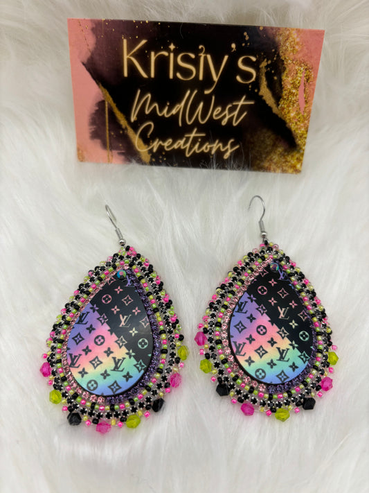 L Beaded Earrings