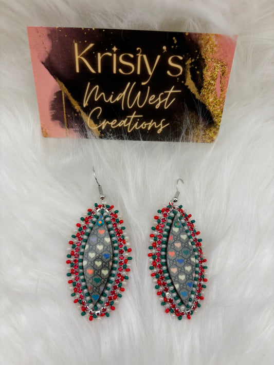 Gg beaded earrings